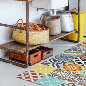 Tappeto Eclectic Colourful in vinile 60x80 Beija Flor - immagine 3