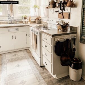 Tappeto Ema White in vinile 50x120 Beija Flor - immagine 4