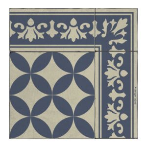 Tappeto Sofie Blu Concrete in vinile 80x195 Beija Flor - immagine 4