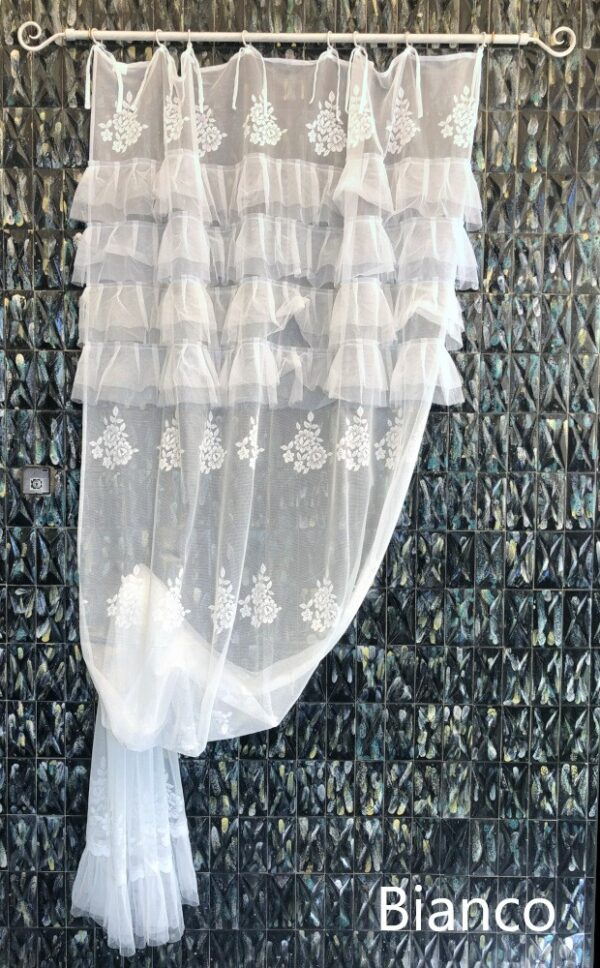 Tenda in pizzo e tulle Andromeda di L'Atelier17