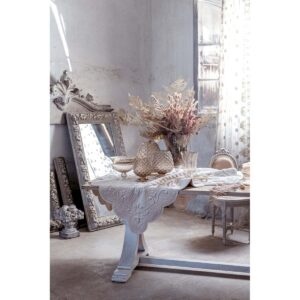 Copritavolo boutis 120x120 "Velvet" collection di Blanc Mariclò - immagine 2