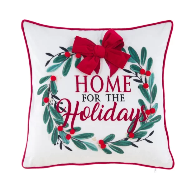 Cuscino arredo natalizio Home for Holiday collection di Blanc Mariclò