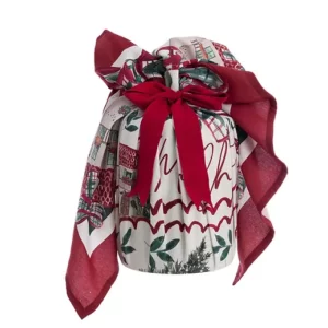 Porta panettone Copritavolo/Foulard "Un Natale Italiano" collection di Blanc Mariclò