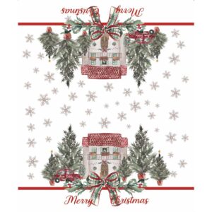 Plaid Sherpa 440gsm 140x170 "Un Natale Italiano" collection di Blanc Mariclò - immagine 2