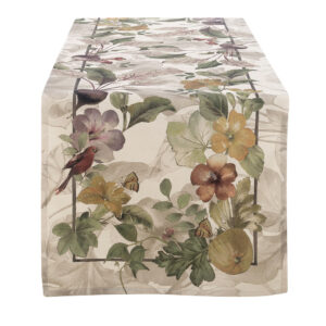 Runner "Le Potager" collection di Blanc Mariclò