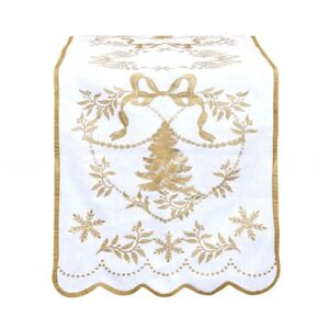 Runner "Shiny Christmas" collection di Blanc Mariclò
